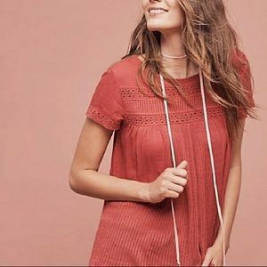 Anthropologie eyelet blouse